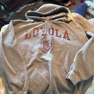 Gildan Gray Loyola Hoodie